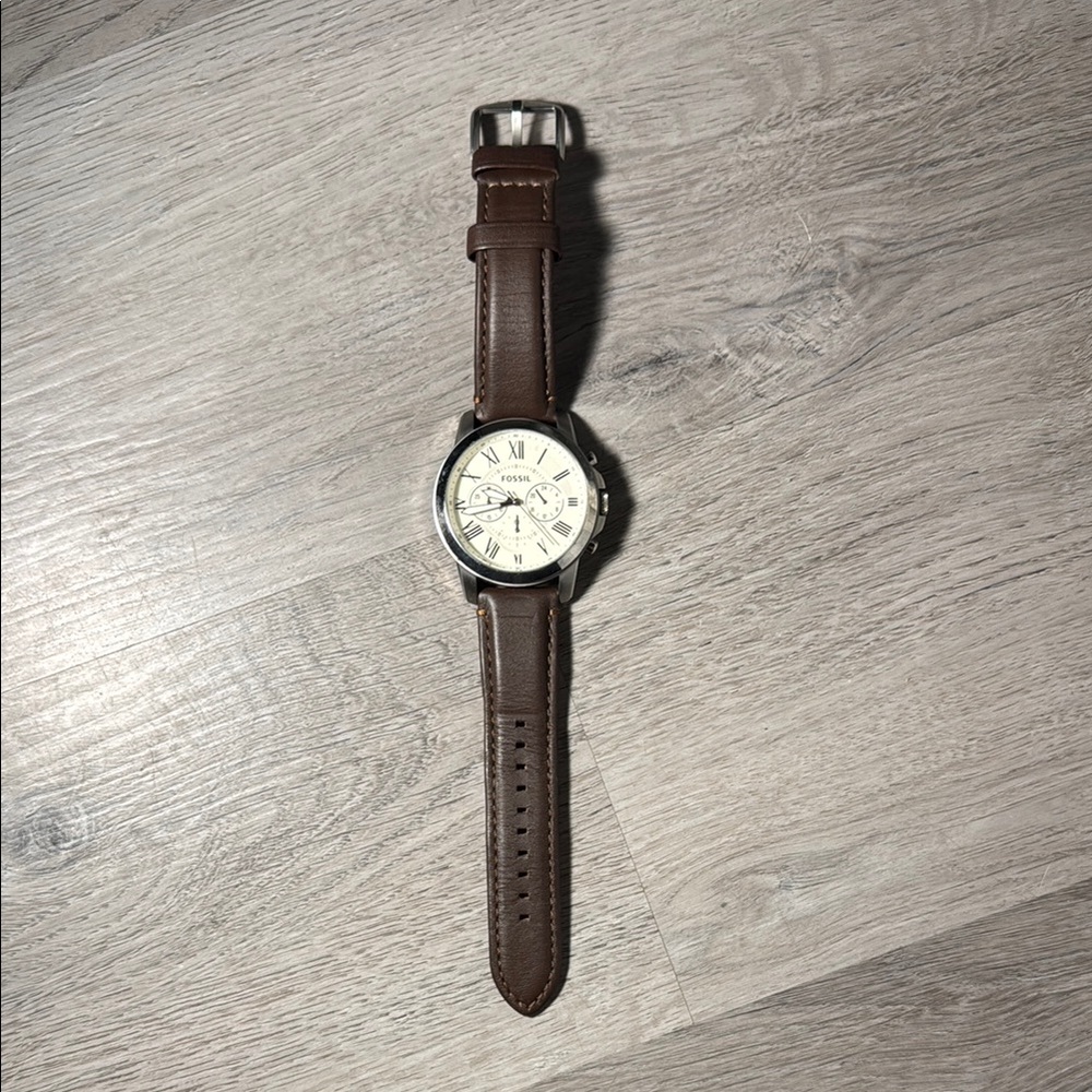 Fossil Brown Leather Men's Watch